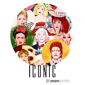 ICONIC: Retratos ilustrados personalizados de iconos famosos.. Traditional illustration project by José Pérez Gandía - 03.24.2017