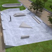 Skatepark. 3D, Architecture & Industrial Design project by Virginia Gallo - 06.01.2011