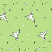 Pattern Infantil. Design, Graphic Design, and Traditional illustration project by Maite Atutxa - 03.25.2017
