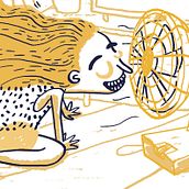 Momentos de Gloria | Comic illustration. Comic, Editorial Design, Traditional illustration, and Lettering project by Mónica Toledo - 03.28.2017