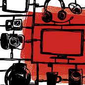 Youtubers | Magazine illustration. Editorial Design, and Traditional illustration project by Mónica Toledo - 03.01.2016