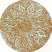 Mandalas, xylogravure.. Fine Arts, Street Art, Arts, Crafts, Collage, Design, and Painting project by Cristina Haapalainen Cohen - 09.22.2007