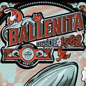 Ballenita - Cartel Práctica. Design, and Traditional illustration project by Ademar García - 03.27.2017
