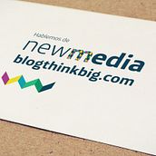 Hablemos de New Media. Blogthinkbig.com. Un progetto di Br, ing, Br, identit, Direzione artistica, Design, Design editoriale, Graphic design, Eventi, Gestione progetti di design e Infografica di Jorge Fuertes - 20.10.2016