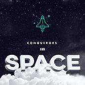 Conquerors of Space - for 36days of Type #4. Un projet de Calligraphie, Design graphique, T , et pographie de Eduardo Dosuá - 28.03.2017