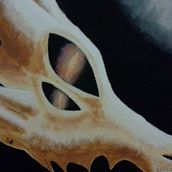 craneo dragon . % Juan Ceron Alvarado tarafından hazırlanan Tablo, Güzel sanatlar, Geleneksel illüstras, Ve on projesi - 03.30.2017