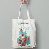 Diseño de la identidad corporativa del VIII Congreso Nacional de Bibliotecas Públicas. Br, ing, Identit, Education, and Events project by Se ha ido ya mamá - 10.03.2016