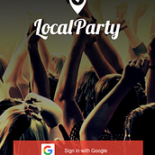 Local Party App. Un projet de Webdesign de Sergey Popov - 04.04.2017