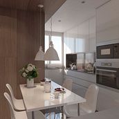Proyecto e infografías cocina. Un projet de 3D, Architecture, Architecture d'intérieur , et Design d'intérieur de Ferran Prat - 04.04.2017