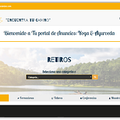 Portal de anuncios de Yoga y Ayurveda Ein Projekt aus dem Bereich Webentwicklung von Carles Far Pierres - 05.04.2017