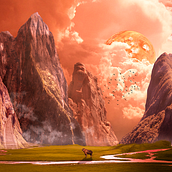 Mi Proyecto del curso: Matte Painting: creando mundos fotorrealistas, por fin terminado. Espero le guste a Carles Marsal. Photograph project by Santiago Gomez Roca - 11.05.2017