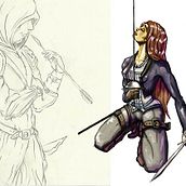 Creación personajes videojuego. 3D, Fine Arts, Design, Game Design, Character Design, and Traditional illustration project by Víctor Manuel Guerri Melus - 04.07.2017