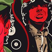 Angus Young | Poster. Graphic Design, and Traditional illustration project by Vincenzo Imbimbo - 10.09.2015
