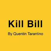 Kill Bill - Minimalist Movie Posters in CSS. Un progetto di Web development, Graphic design, Web design e UX / UI di Manu Morante - 09.04.2017