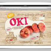 OKI. Brand, advertising, packaging and website for fruit brand. Projekt z dziedziny Br, ing i ident i fikacja wizualna użytkownika jordi massip - 10.04.2017