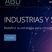 Web Adelanta Big Data. Web Design project by Irina Alegre García - 01.03.2017