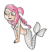 +Chuckles the silly piggy and Mary Anne+ FAN-MADE (Dave the Barbarian ©) Ein Projekt aus dem Bereich Bildende Künste von Michelle Caraballo Vázquez - 13.04.2017