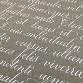 Práctica de copperplate. Calligraph project by Kiko Garcia - 04.13.2017
