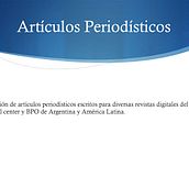 Artículos. Escrita projeto de Daniela Monaco - 13.04.2017