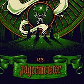 Jägermeister. Un proyecto de Ilustración tradicional y Serigrafía de Panco Sassano - 14.04.2017