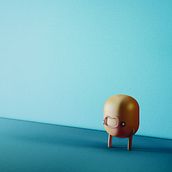 Mi Proyecto Mascota. 3D, Character Design, and Traditional illustration project by kaiz_orangutan - 04.15.2017