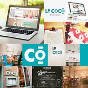 Identidad Corporativa Le Coco Resto Bar/ Madrid. Br, ing, Identit, Art Direction, and Graphic Design project by lazamarbide design studio - 04.18.2017