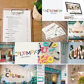 Identidad Corporativa El Columpio restaurante/ Madrid. Br, ing, Identit, and Graphic Design project by lazamarbide design studio - 04.18.2017