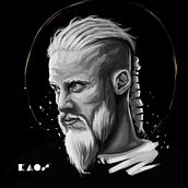 RAGNAR. Traditional illustration project by Álvaro López López - 04.18.2017
