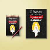 Ilustración Música y universo. Un proyecto de Ilustración tradicional y Diseño de Victoria Esteban - 20.12.2016