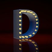 Mi Proyecto del curso: Lettering 3D: modelado y texturizado con Cinema 4D. 3D project by David Avila Trivelli - 04.25.2017