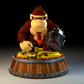 Donkey Kong Cyborg. Un progetto di 3D, Animazione e Animazione di personaggi di Joseph Castiblanco - 25.04.2017
