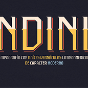 Diseño de Tipografía ANDINIA. Un proyecto de Tipografía de bpguerrerog - 28.04.2017
