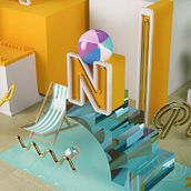 Arenita Playita. 3D project by Laura low - 07.21.2017