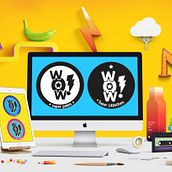 Diseño de marca startup WoW!. Projekt z dziedziny Br, ing i ident, fikacja wizualna, Design i Projektowanie graficzne użytkownika Karim Rodríguez - 03.05.2017