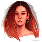 Autorretrato Ein Projekt aus dem Bereich Traditionelle Illustration von Rocío Rodríguez - 03.05.2017