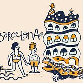 Barcelona Illustrated. Un proyecto de Ilustración vectorial de MB C - 01.05.2017