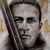 KingArthur. Fine Arts, and Traditional illustration project by Carmen - 05.05.2017