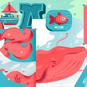 Adobbe CC Covers II. Graphic Design, Traditional illustration, and Lettering project by Sindy Ethel & Alan Rodríguez (R3DO) - 05.08.2017