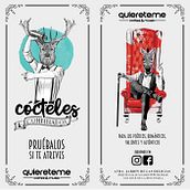 Carta Cócteles para Quiéreteme. Un proyecto de Br, ing e Identidad, Diseño y Diseño gráfico de Alexandre Escalona Rocha - 11.05.2017