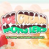 ICE CREAM MONSTERS (Ice cream container proposals). Product Design, Character Design, Traditional illustration, and Packaging project by Cesar Eclecticbox - 05.16.2017
