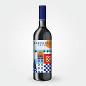 Barcelona Red Wine. Un proyecto de Diseño gráfico, Ilustración vectorial y Packaging de Elia Moliner - 27.07.2016