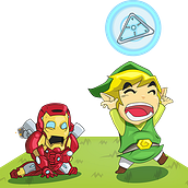 Zelda / Iron man. Un progetto di Illustrazione vettoriale di Daniel Martinez Vera - 10.02.2013