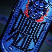 Diablo Azul Beer - Packaging. Un proyecto de Dirección de arte, Diseño, Diseño gráfico, Ilustración tradicional y Packaging de Abdiel Hernán - 20.05.2017