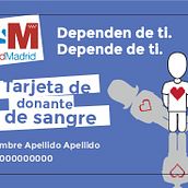 TARJETA DE DONANTE. Un projet de Design  de Blanca Martín Dominguez - 22.05.2017