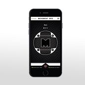 App Movement bed. Un proyecto de Dirección de arte, Diseño gráfico, Diseño interactivo y UX / UI de David Rey - 23.05.2017