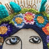 Mujer Tierra. Arts, Crafts, Design, and Traditional illustration project by Gle Ballrom - 05.26.2017