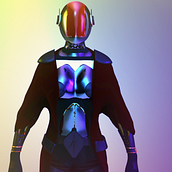 Modelado Cyberwoman. Un projet de 3D , et Animation de personnages de Luis Cortez Castillo - 10.04.2017