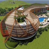 Diseño Arquitectónico y Paramétrico - Hotel Winds 5 Estrellas. 3D, Arquitetura, e Paisagismo projeto de Oliver Barrios - 28.05.2017