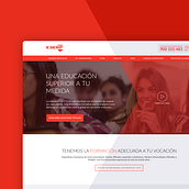 ESERP Business School. Art Direction, Web Design, and UX / UI project by Jimena Catalina Gayo - 07.01.2016