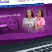 Senior Helpers. Diseño UI, Dirección de Arte. Art Direction, Interactive Design, and Web Design project by Brian Colquhoun - 05.29.2017